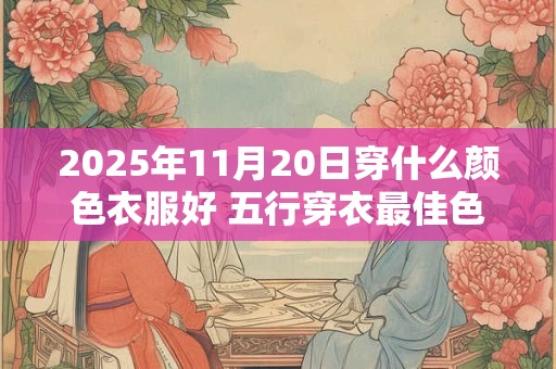 2025年11月20日穿什么颜色衣服好 五行穿衣最佳色