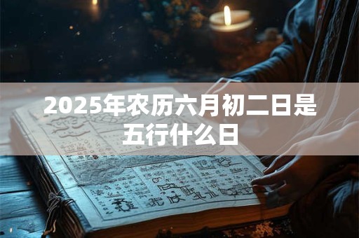 2025年农历六月初二日是五行什么日 2025年农历六月初二日是五行什么日