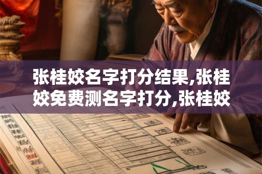 详细阅读:张桂姣名字打分结果,张桂姣免费测名字打分,张桂姣周易免费测名字打分 张桂姣名字打分结果,张桂姣免费测名字打分,张桂姣周易免费测名字打分