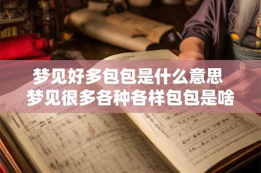 梦见好多包包是什么意思 梦见很多各种各样包包是啥意思
