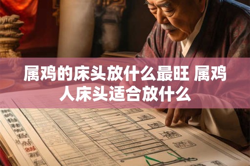 属鸡的床头放什么最旺 属鸡人床头适合放什么