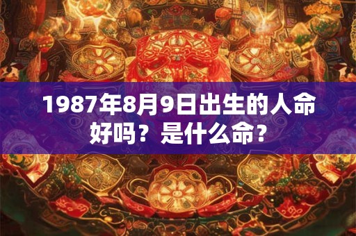 1987年8月9日出生的人命好吗？是什么命？