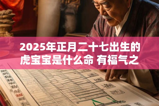 2025年正月二十七出生的虎宝宝是什么命 有福气之命