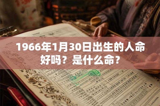 1966年1月30日出生的人命好吗？是什么命？