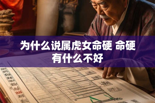 为什么说属虎女命硬 命硬有什么不好