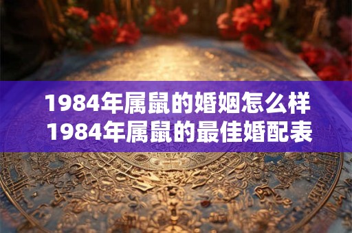 1984年属鼠的婚姻怎么样 1984年属鼠的最佳婚配表