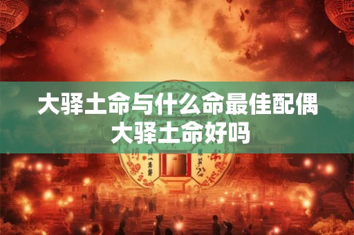 大驿土命与什么命最佳配偶 大驿土命好吗