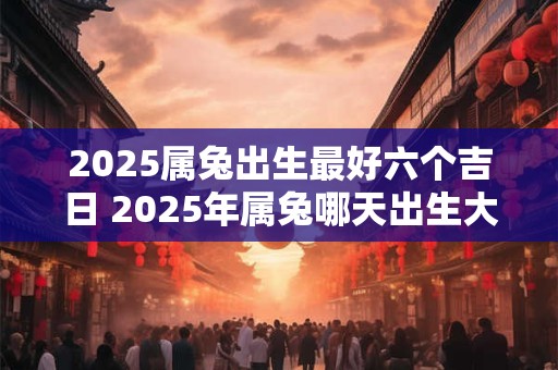 2025属兔出生最好六个吉日 2025年属兔哪天出生大吉