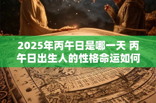 2025年丙午日是哪一天 丙午日出生人的性格命运如何