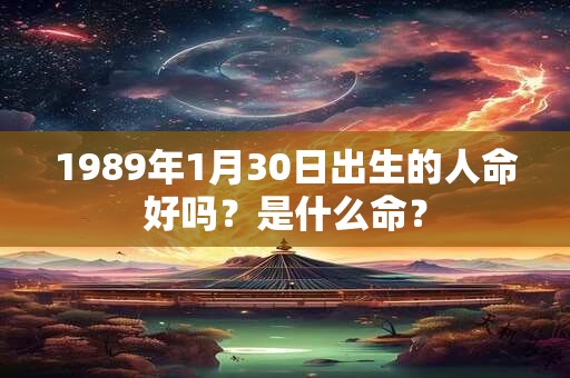 1989年1月30日出生的人命好吗？是什么命？