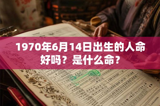 1970年6月14日出生的人命好吗？是什么命？