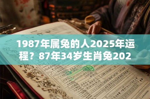 1987年属兔的人2025年运程？87年34岁生肖兔2025年运势
