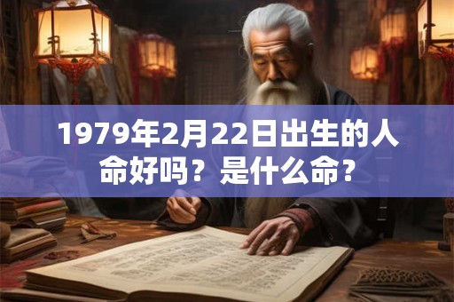 1979年2月22日出生的人命好吗？是什么命？
