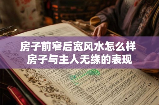 房子前窄后宽风水怎么样 房子与主人无缘的表现