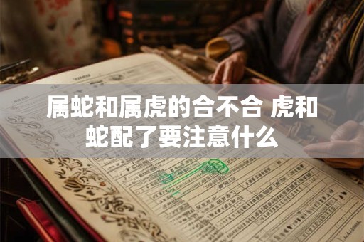 属蛇和属虎的合不合 虎和蛇配了要注意什么
