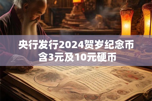 央行发行2024贺岁纪念币 含3元及10元硬币