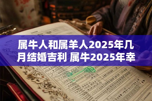 属牛人和属羊人2025年几月结婚吉利 属牛2025年幸运色