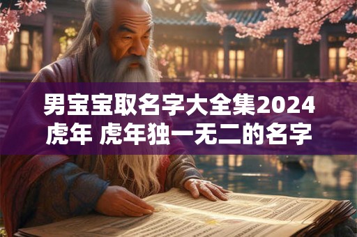 男宝宝取名字大全集2026虎年 虎年独一无二的名字男孩