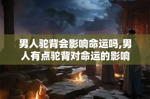 男人驼背会影响命运吗,男人有点驼背对命运的影响