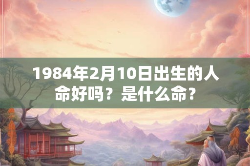 1984年2月10日出生的人命好吗？是什么命？