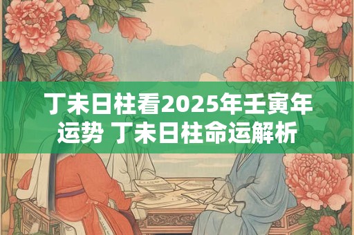 丁未日柱看2025年壬寅年运势 丁未日柱命运解析