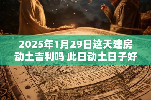 2025年1月29日这天建房动土吉利吗 此日动土日子好吗