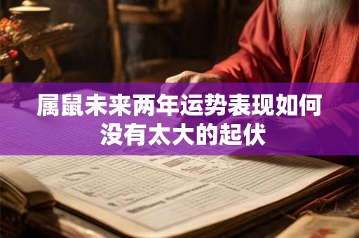 属鼠未来两年运势表现如何 没有太大的起伏