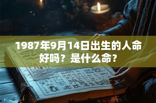 1987年9月14日出生的人命好吗？是什么命？