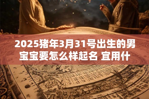 2025猪年3月31号出生的男宝宝要怎么样起名 宜用什么字