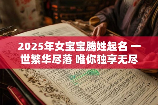 2025年女宝宝腾姓起名 一世繁华尽落 唯你独享无尽荣光