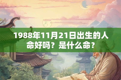 1988年11月21日出生的人命好吗？是什么命？