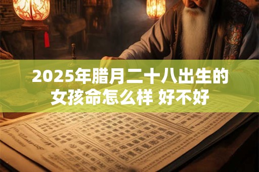 2025年腊月二十八出生的女孩命怎么样 好不好 2025年腊月二十八出生的女孩命怎么样 好不好