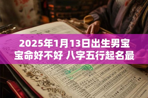 2025年1月13日出生男宝宝命好不好 八字五行起名最全款
