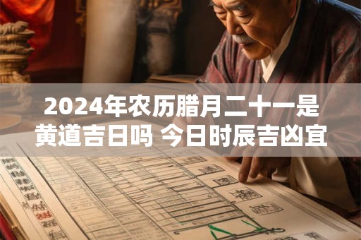 2024年农历腊月二十一是黄道吉日吗 今日时辰吉凶宜忌