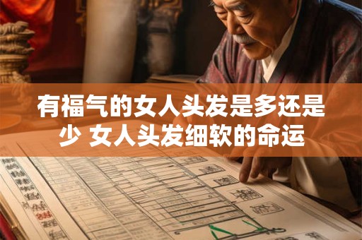 有福气的女人头发是多还是少 女人头发细软的命运