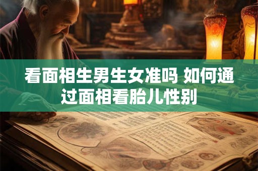 看面相生男生女准吗 如何通过面相看胎儿性别