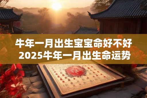 牛年一月出生宝宝命好不好 2025牛年一月出生命运势如何