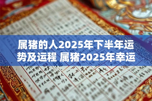 属猪的人2025年下半年运势及运程 属猪2025年幸运数字