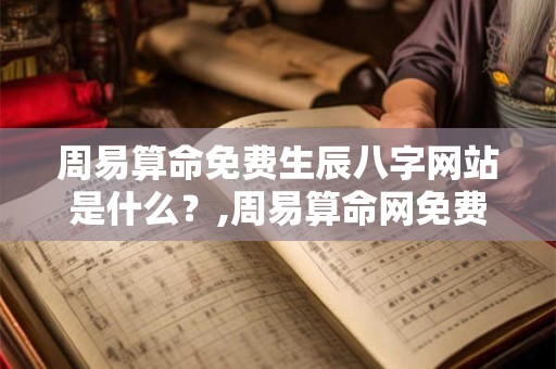 周易算命免费生辰八字网站是什么？,周易算命网免费算命大全查询