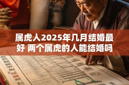 属虎人2025年几月结婚最好 两个属虎的人能结婚吗