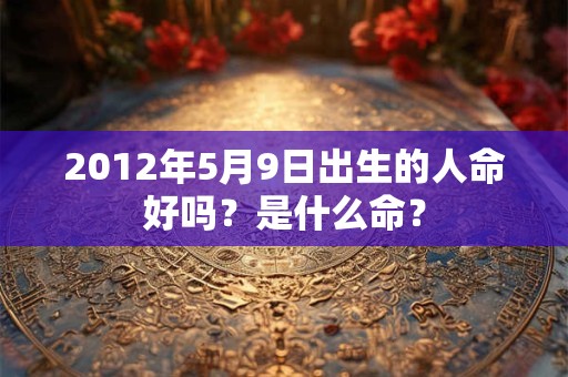 2012年5月9日出生的人命好吗？是什么命？