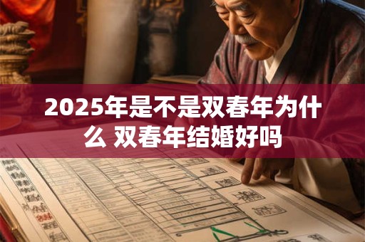 2025年是不是双春年为什么 双春年结婚好吗