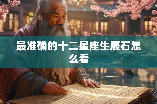 最准确的十二星座生辰石怎么看