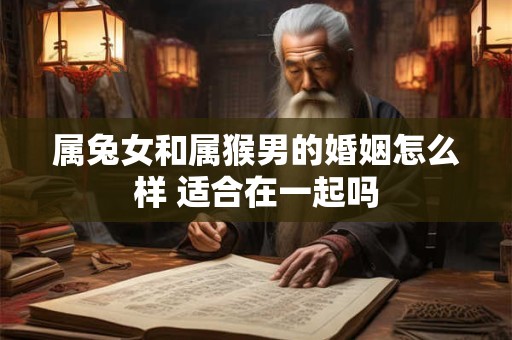属兔女和属猴男的婚姻怎么样 适合在一起吗