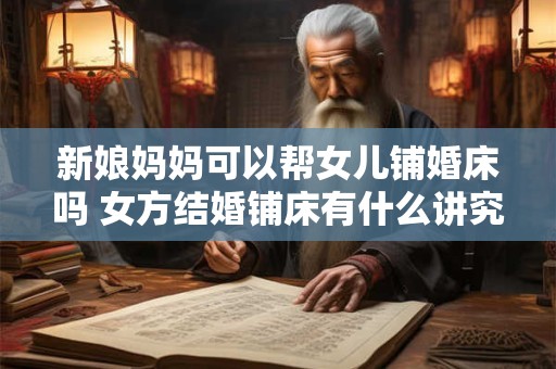 新娘妈妈可以帮女儿铺婚床吗 女方结婚铺床有什么讲究吗
