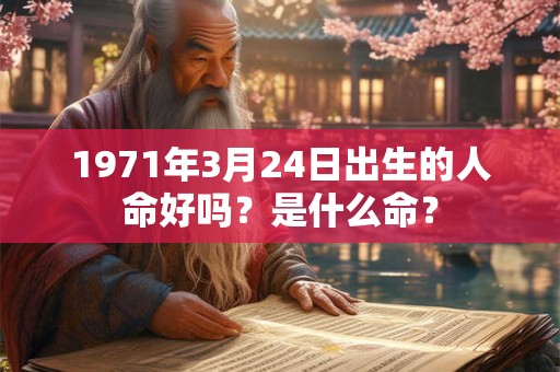 1971年3月24日出生的人命好吗？是什么命？