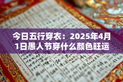 今日五行穿衣：2025年4月1日愚人节穿什么颜色旺运势