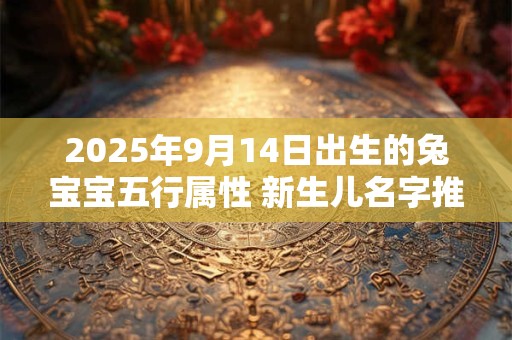 2025年9月14日出生的兔宝宝五行属性 新生儿名字推荐