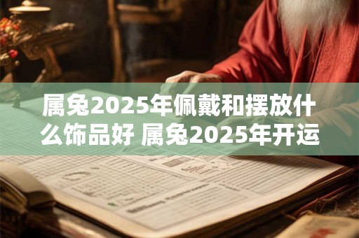 属兔2025年佩戴和摆放什么饰品好 属兔2025年开运吉祥物
