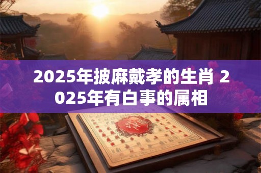 2025年披麻戴孝的生肖 2025年有白事的属相